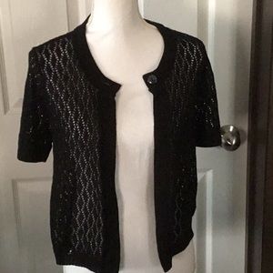 NWT Black Basic Editions Cardigan Up